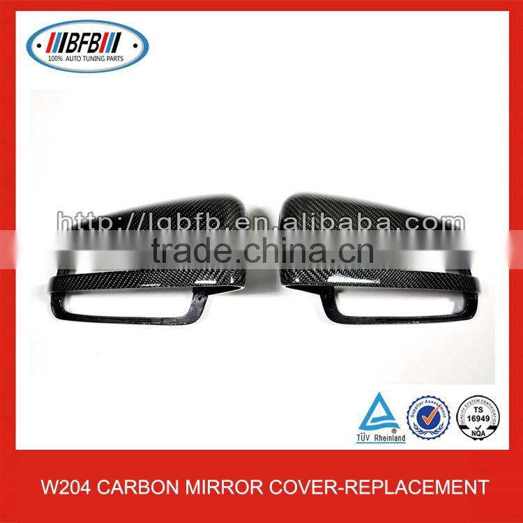 For Mercedes C/E/S Class W204 W221 W212 W218 Carbon Rearview Mirror Cover Replacement