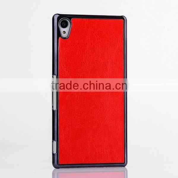 new design pu leather phone case for sony xperia z4,pu leather cover case for sony xperia z4,leather phone case for sony
