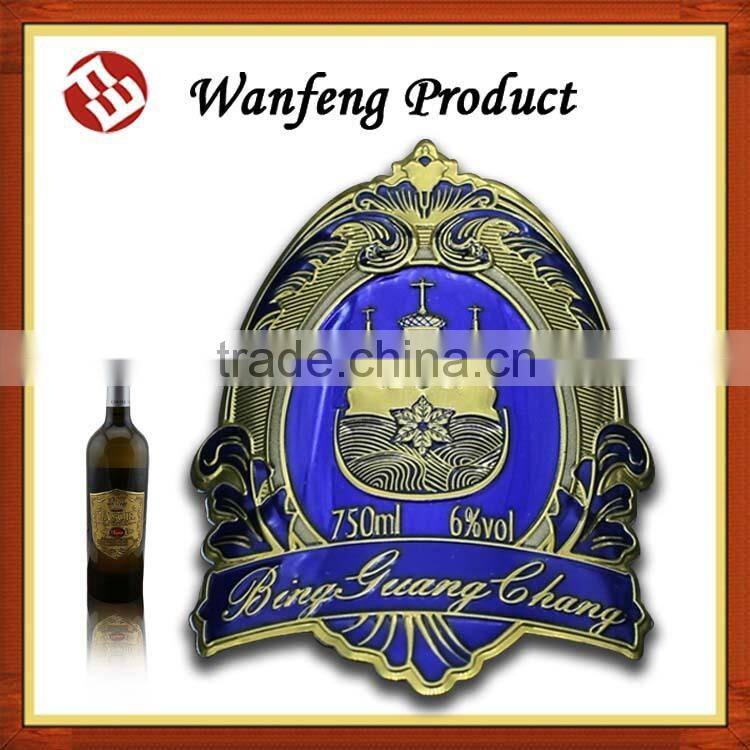 Manufactures of metal Wine Bottle Labels
