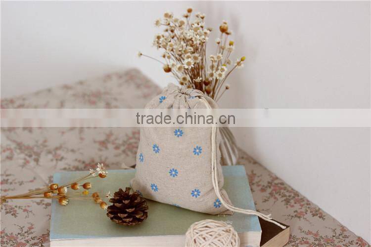 Cheap Linen Fabric Pouch,Linen Cosmetic Bags Wholesale