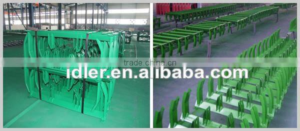 Belt conveyor roller frame 35 degree trough angle