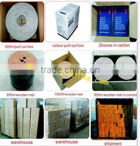 APBG 1000ft 305m solid bare copper cat5e utp cable