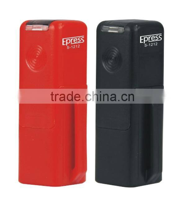 Epress Square 1212 / 12X12mm/ red/black self inking stamp