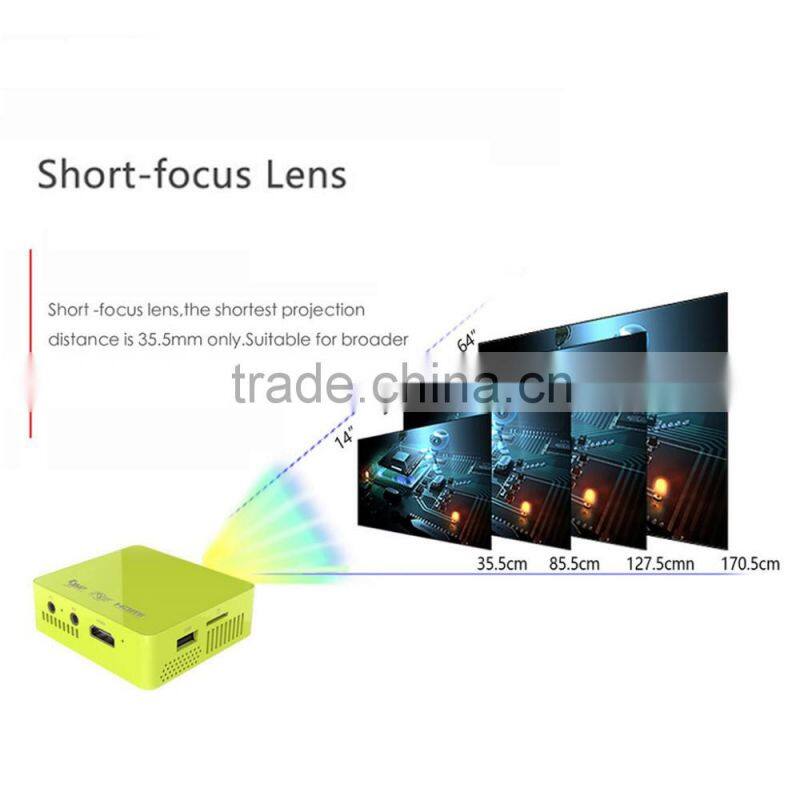 2016 Newest DLP UC50 854*480 800lumens 1080p support mini portable projector dlp projector HD UC50