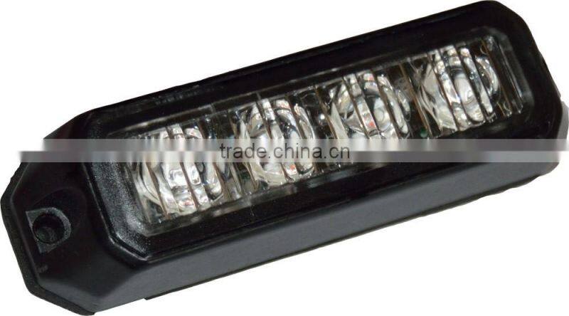 ECE R65, E9 MARK LED Strobe Lightheads/LED Security Flash Strobe light /Dash light /Grille light (SR-LS-LD-4T),1W LED,Super-Thin