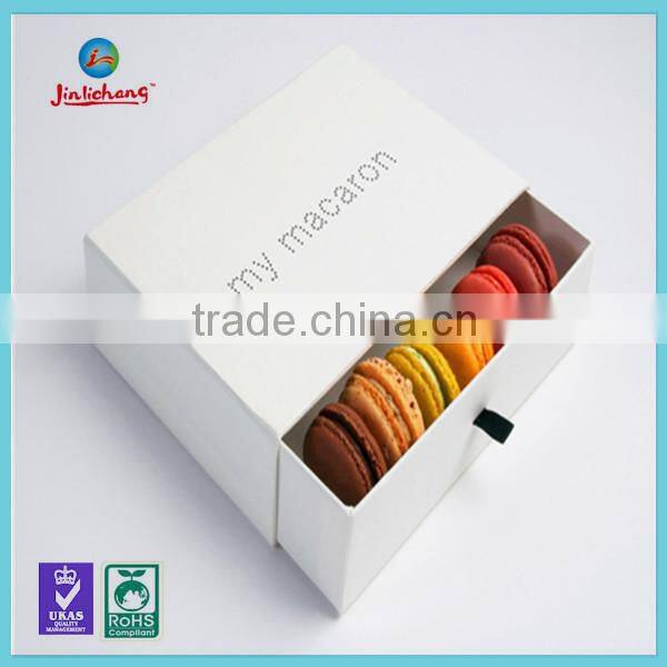 custom made plastic clear box macaron packaging