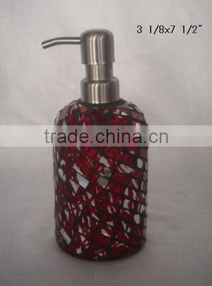 mosaic glass bathroom sets