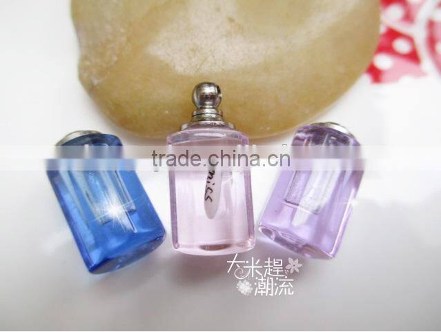 Transparent colorful crystal pendant for mobile phone chain manufacturer from China