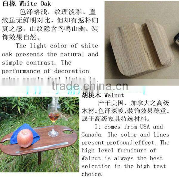 Lotus root shaped wood wooden tea Coaster