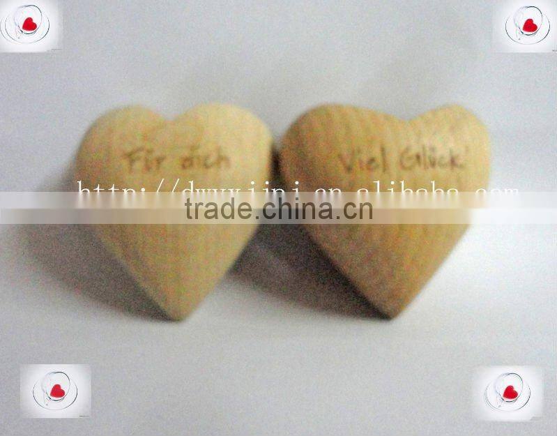 wooden love heart