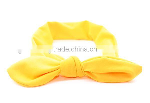 YA New Cute Girls and Women Bowknot Hairbands Turban Knot Rabbit Headband Headwrap Top Cloth Headwear Hair Accessories