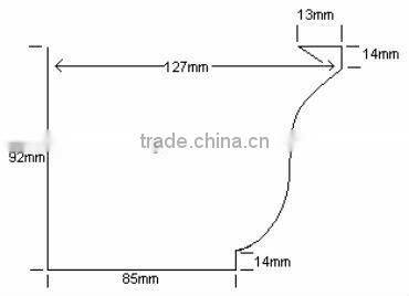 Color sheet seamless gutter machine for sale