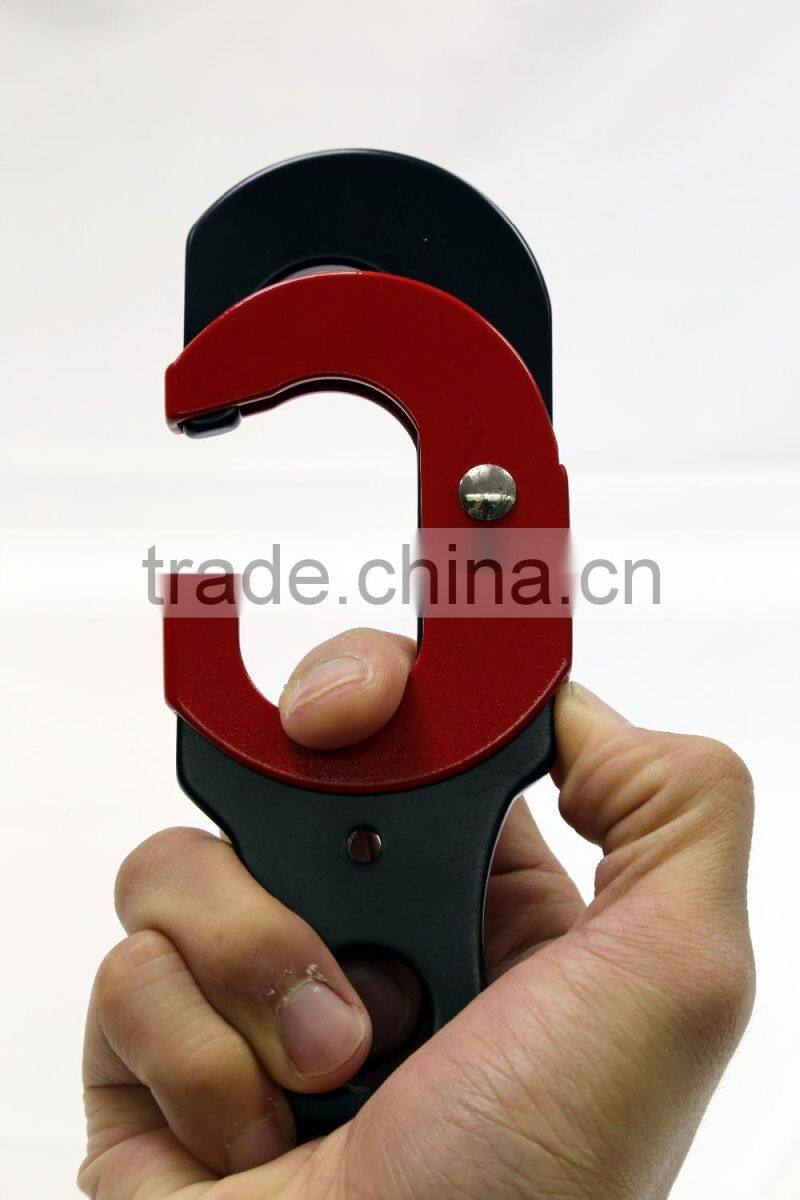 Red & Black Automatic Latching Mechanism Quick Matel Safety Snap Hook