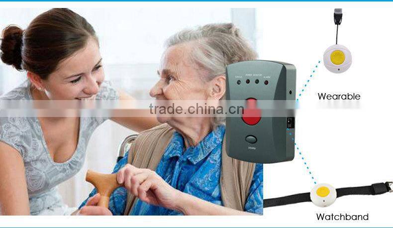 personal usage emergency phone calling elderly alarm with big SOS button