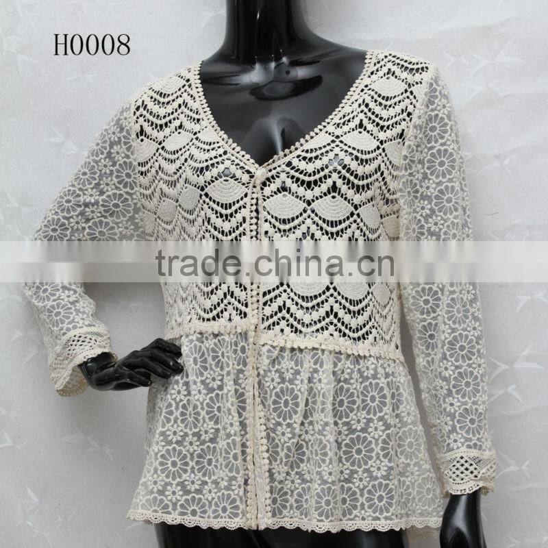 Sweet Girls Women's Lace Shirt Tiered Top Sleeveless T-shirt