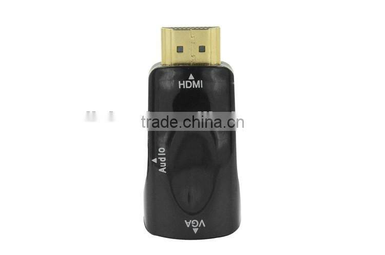 LINK-MI LM-HV05 Mini High Quality HDMI to VGA + Audio Converter