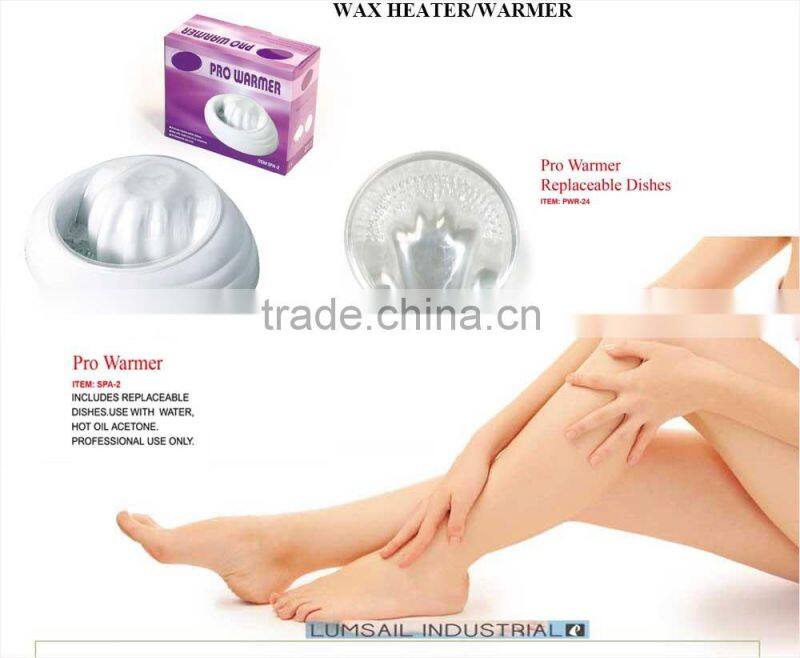 Paraffin wax heater machine with replaceable dishes