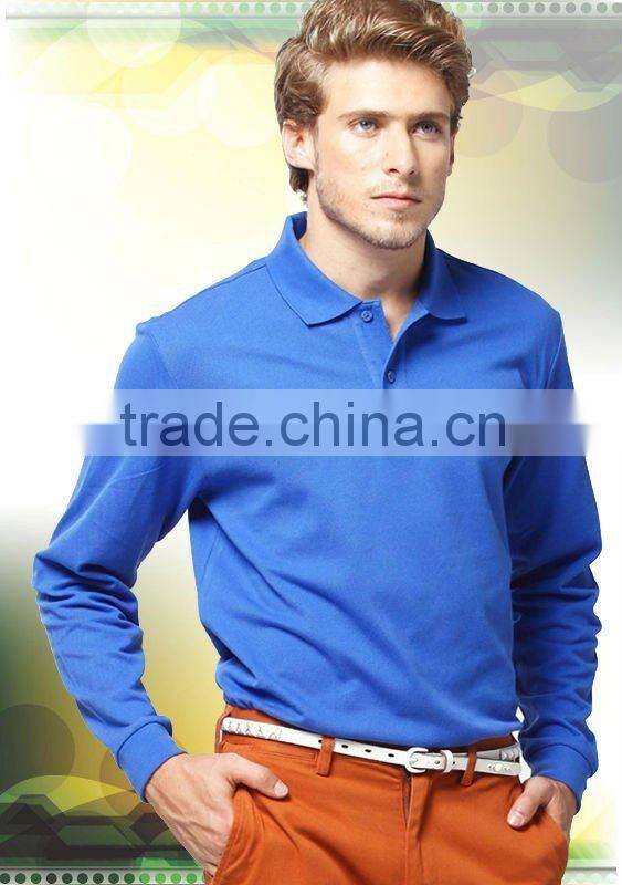 2012 Classic men's pique golf polo shirt