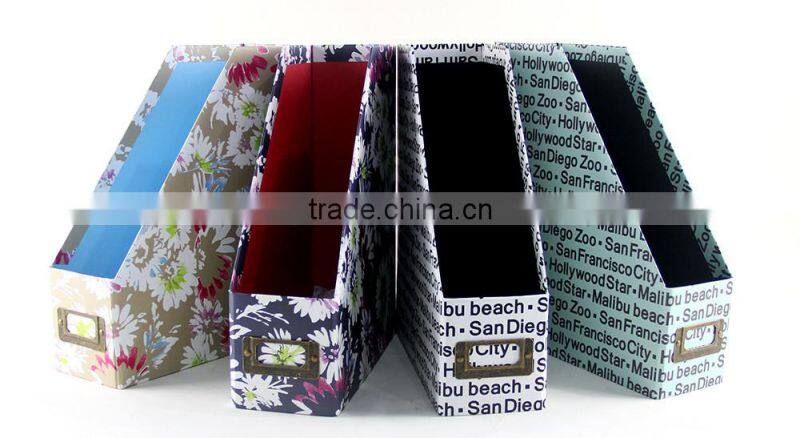 Fashion handmade file decoration folder paper file holder file decoration with school file