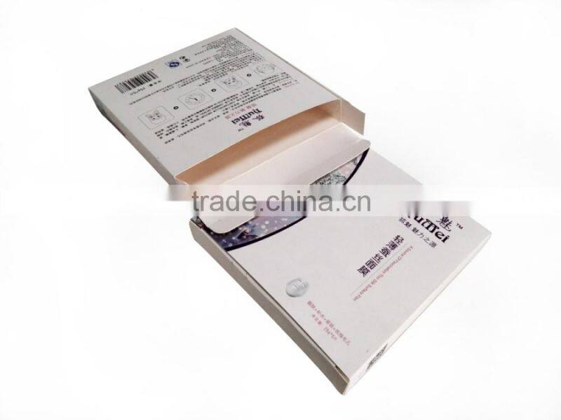 Customized paper luxury pink cosmetic box
