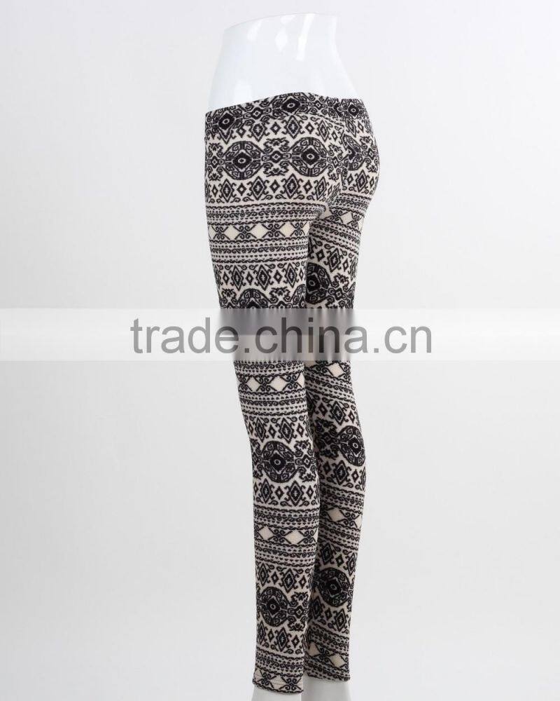 F5W31041 Girl Aztec Printed Leggings
