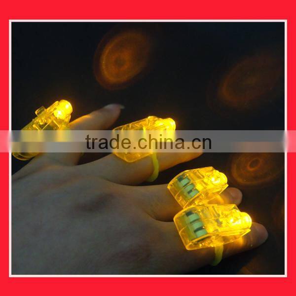 yellow colour led finger light for party event