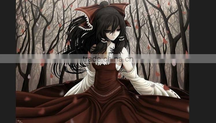 Excellent quality cosplay touhouproject Hakurei Reimu fairy tail wendy marvell cosplay wig