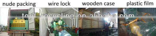 (TF) HPM-1250 horizontal baler for waste paper cardboard PET bottles