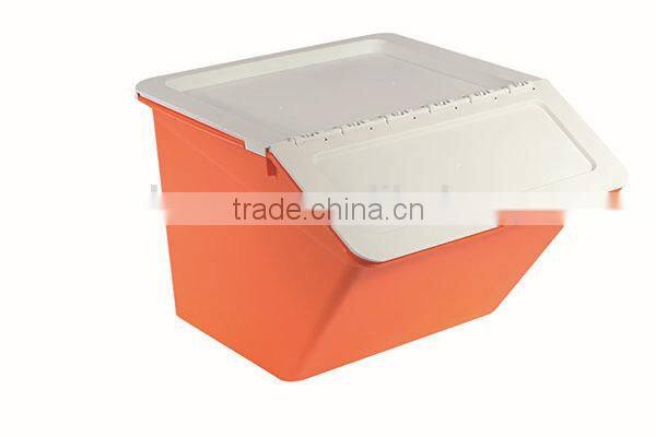 Multi-function Plastic Storage Bin with Lid