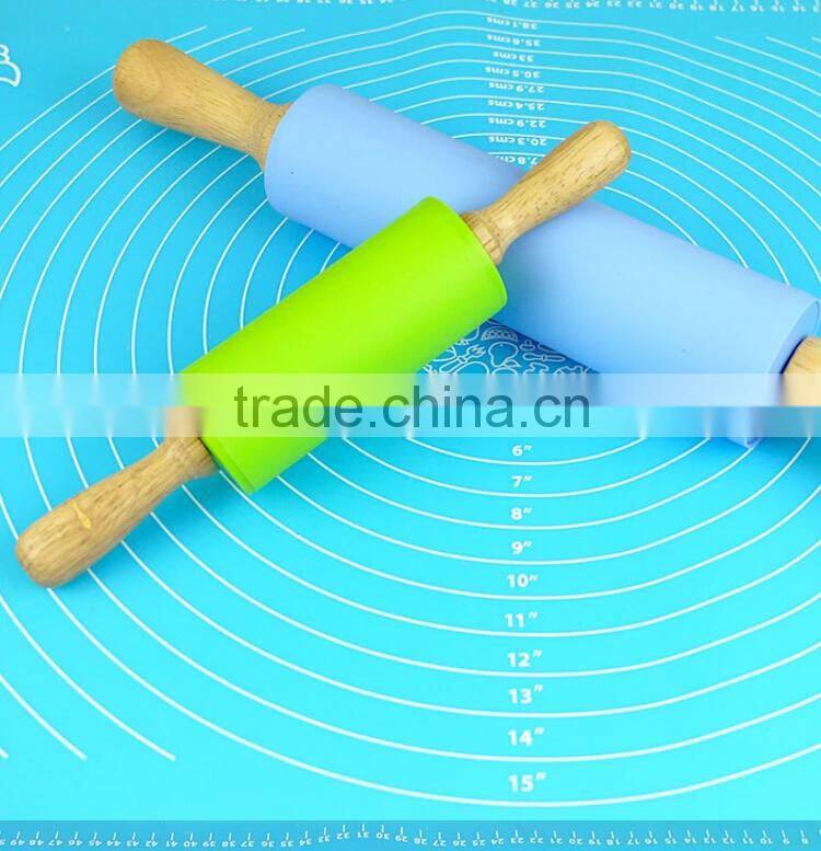 2015 High Quality FDA&LFGB Certificate Silicone Rolling Pin