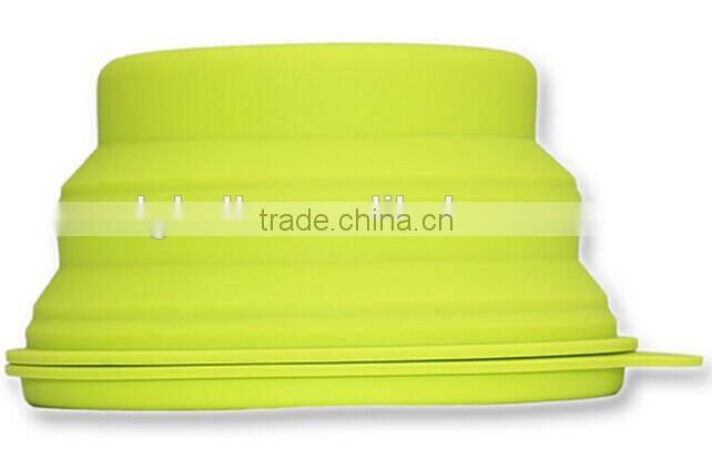 Microwave Oven Safe Silicone Collapsible Snack Box Lunch box Collapsible Snack Box travel bowl