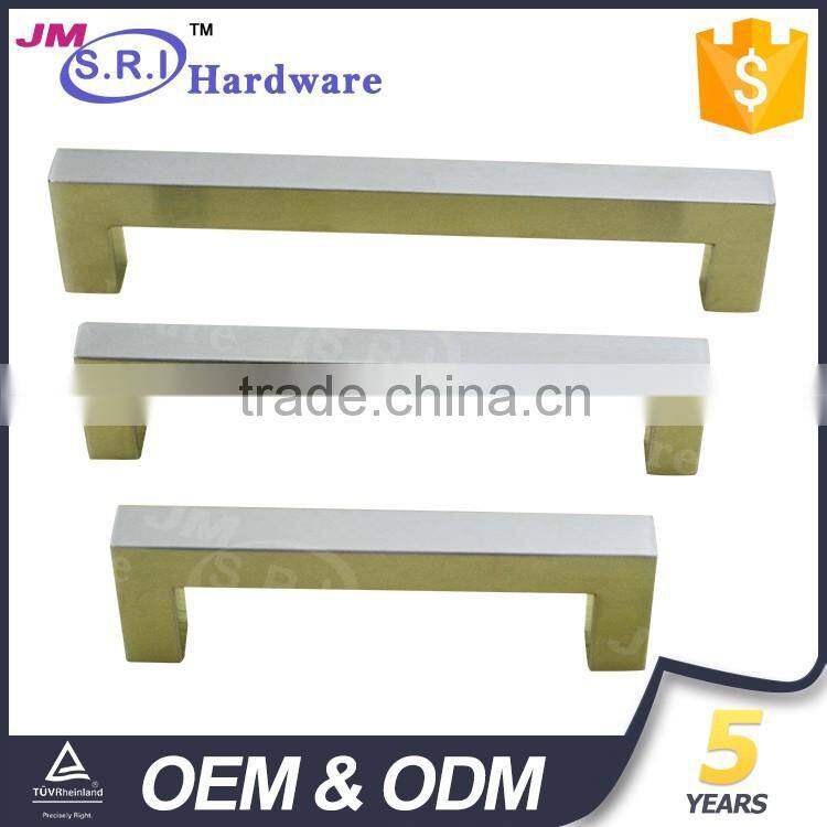 Modern popular square stainless steel furniture cabinet handle