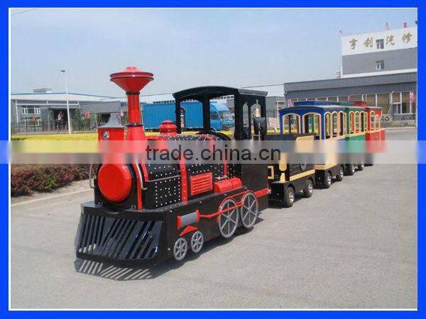 large amusement park rides outdoor Trackless Train For Children