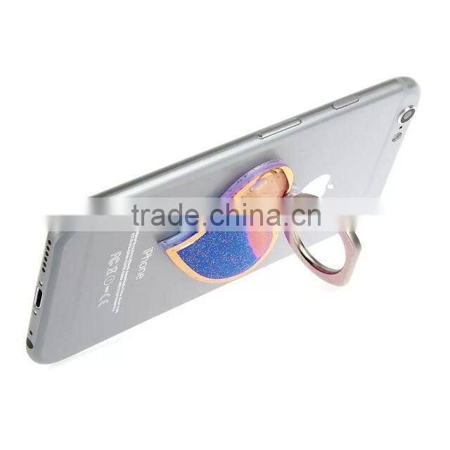 mobile phone heart shape ring holder 360 degree rotation phone holder smartphone ring holder