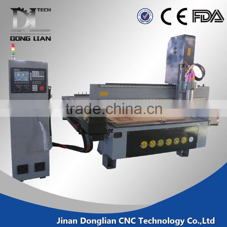 ATC automatic 3d wood carving cnc router tools wood door making machine