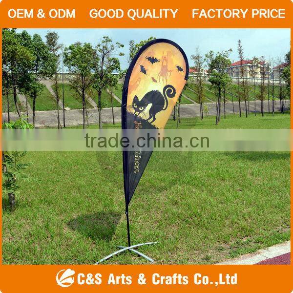 Durable Double or Single Sided Beach Flag/ Teardrop Flag/Feather Flag