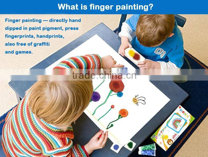 Paint color finger paint for kid