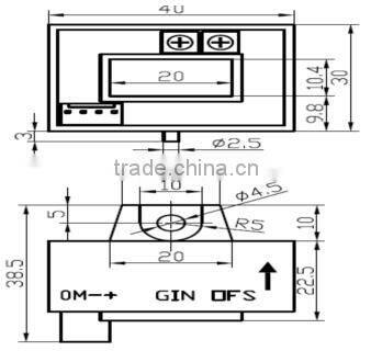 Hall effect DC AC pulse current transducers / sensor RCS09A series (Ipn=50A-600A) for welding machine power supply converter