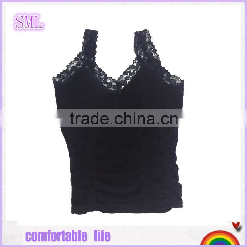 Soft comfortable ladies black camisole