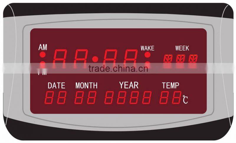 Digital calendar clock digital electronic digital wall clock