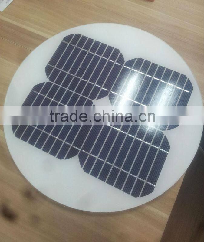 circular mono solar panel for light street