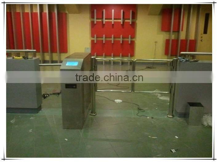 security bi-directional pedestrian access control barrier gate and swing barrier turnstiles