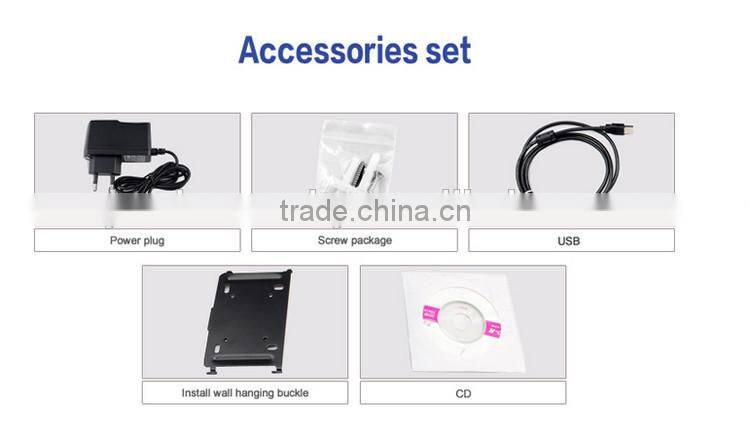 Popular 3.2 inch TFT network TCP/IP biometric fingerprint time attendance system