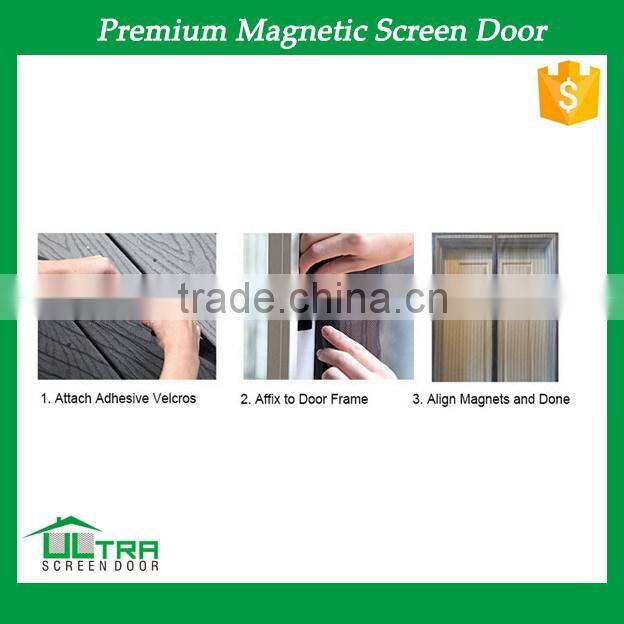 Premium magnetic magic mesh screen
