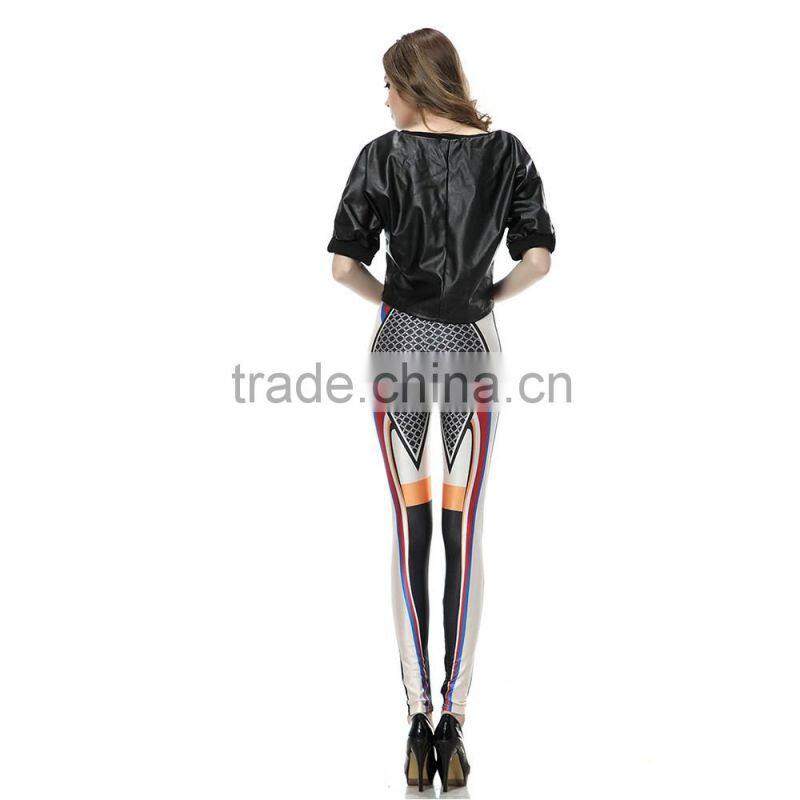 2016 New Arrival 3D Printing Tight Leggings For Women
