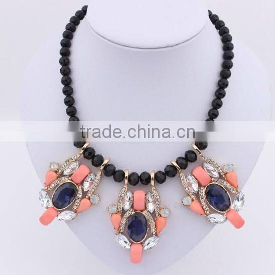 Fashion Acrylic Choker Vintage Pendant Statement Necklace Women Necklaces & Pendants Fashion Necklaces for Women 2014