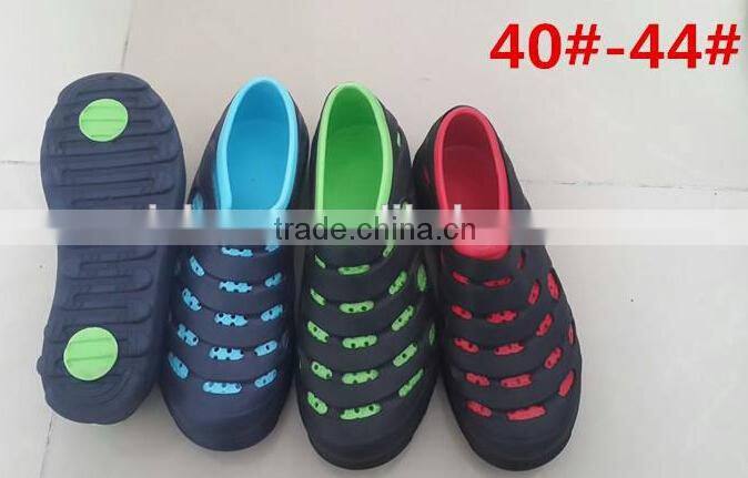 fancy new eva injection garden shoes for men 2015