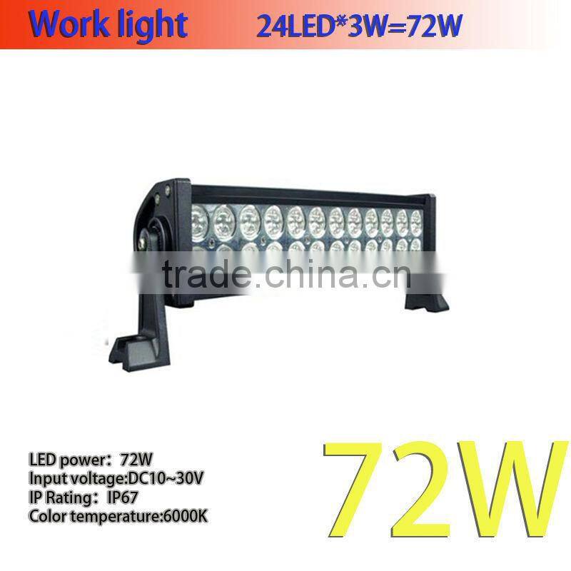 24LED 72W Hot Sell High Power Auto LED Work Light LED Light Bar