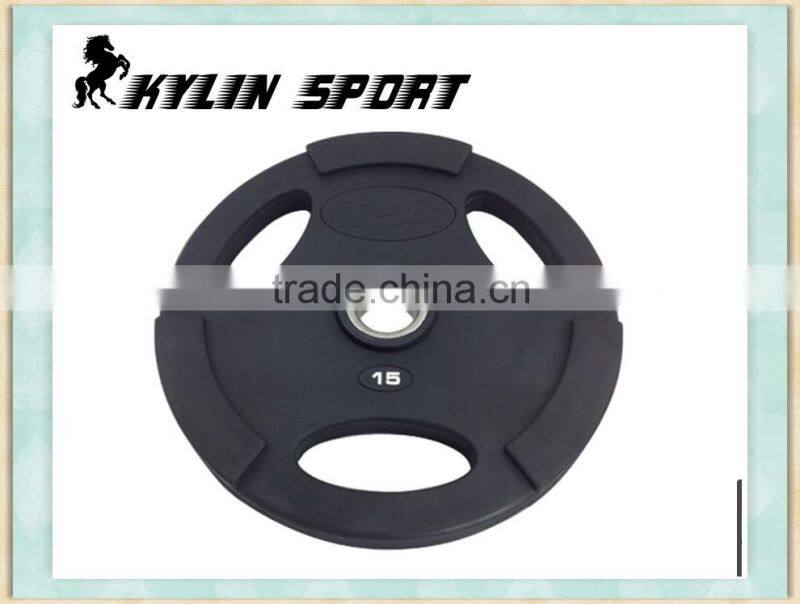 urethane plate with 3 handles and metal ring qj-wp035