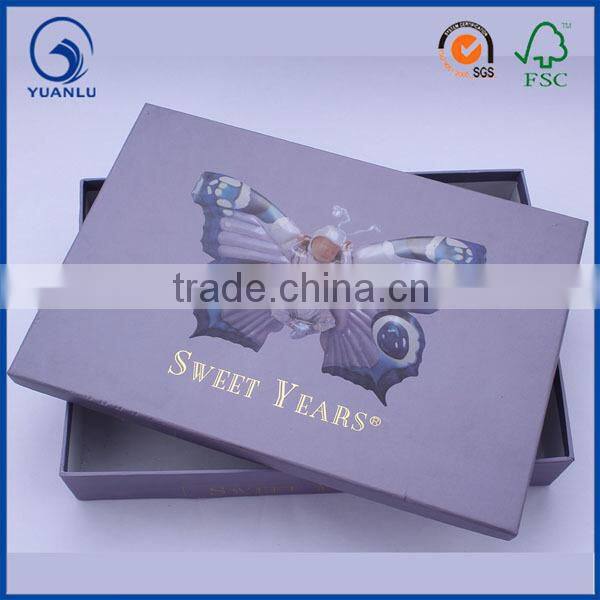 christmas birthday gift carboard boxes for clothes, scarves packaging